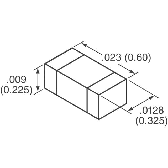 0201ZJ0R2ABWTR KYOCERA AVX  Condensateurs à l'oxyde de niobium